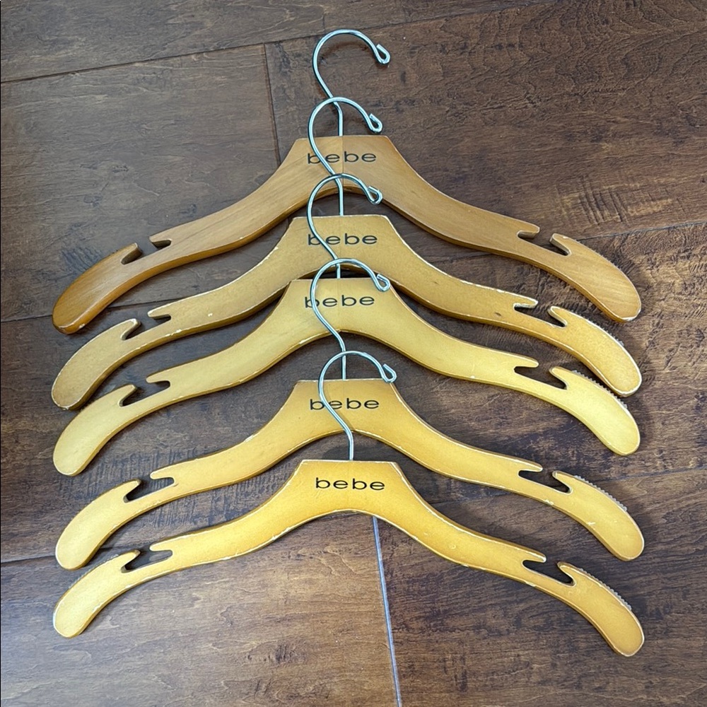 Bebe Natural Wood Hanger Collection